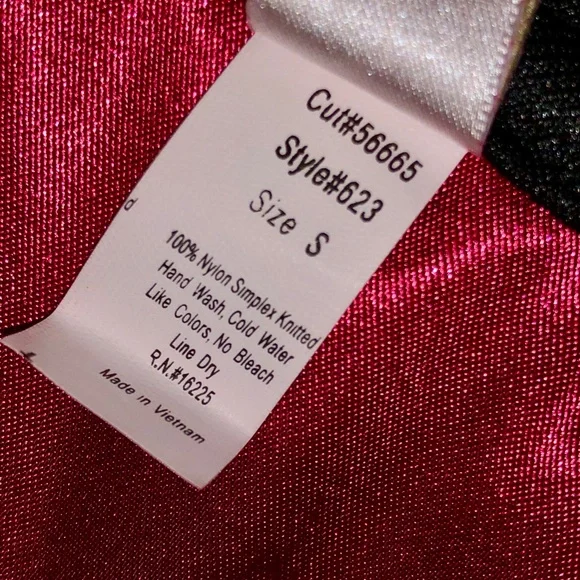 Vtg. 90's Shirley Red Satin & Black Lace Underbust Corset - Small - Picture 7 of 13